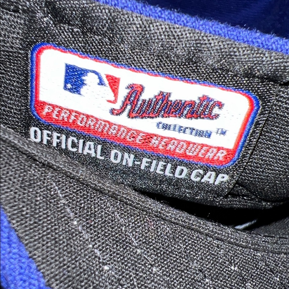 New Era Blue Cap with White Dodgers Baseball Emblem - Picture 6 of 10
